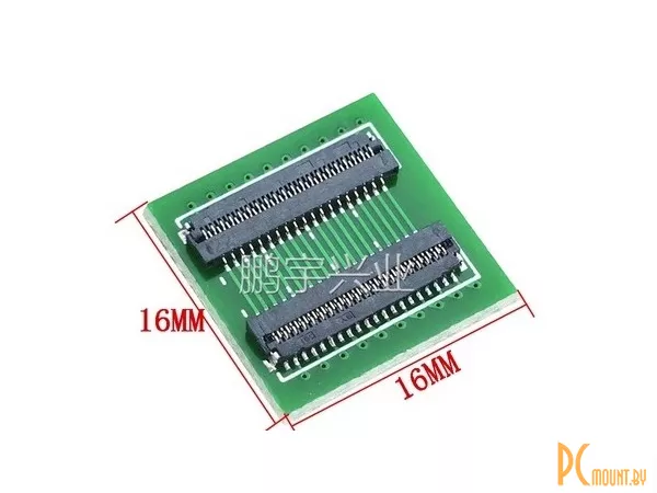 FFC/FPC-39P-0.3-39P-0.3 плата переходник для удлинения микрошлейфа FFC 39pin, шаг 0.3мм